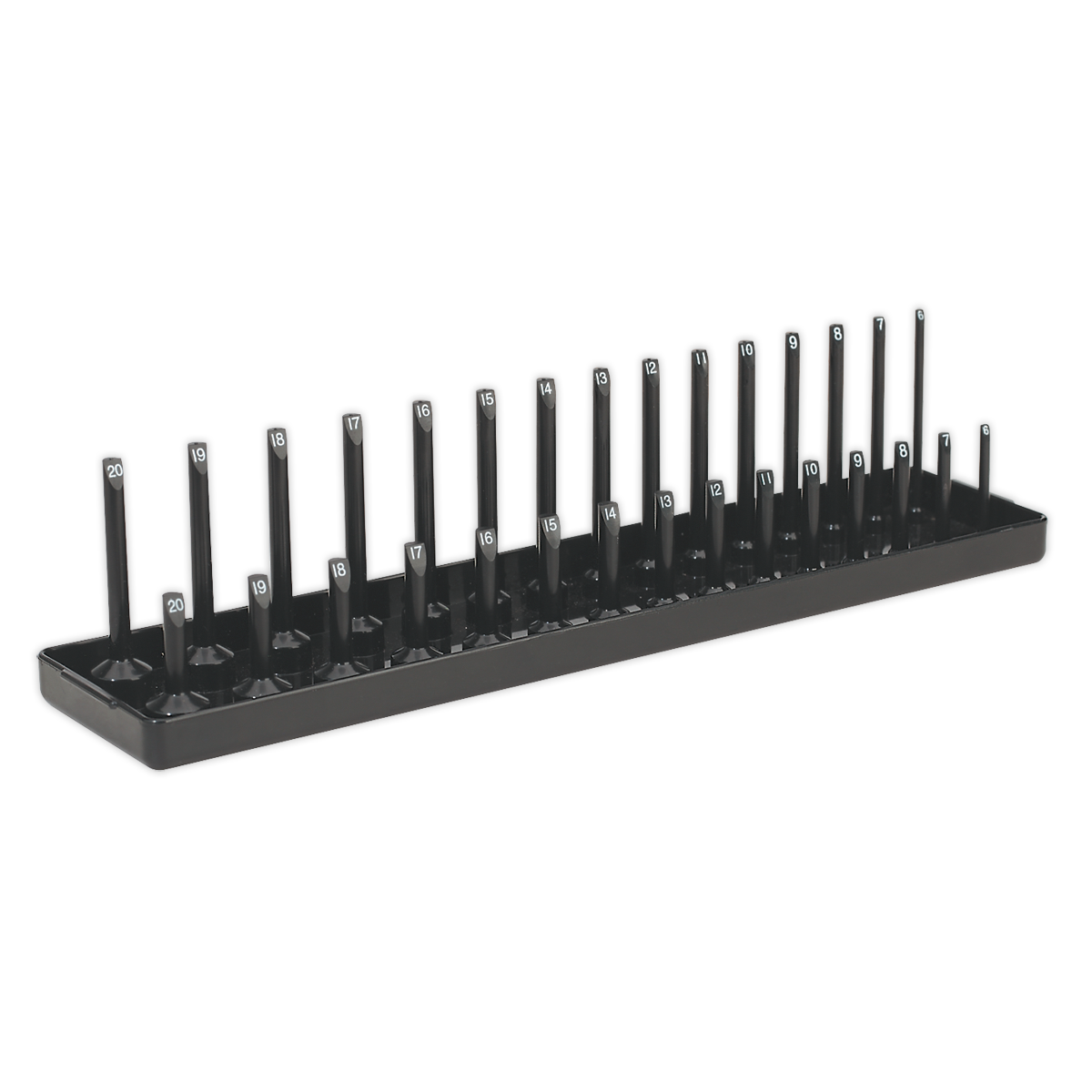 Sealey SH3815 Socket Holder 3/8"Sq Drive 6-20mm