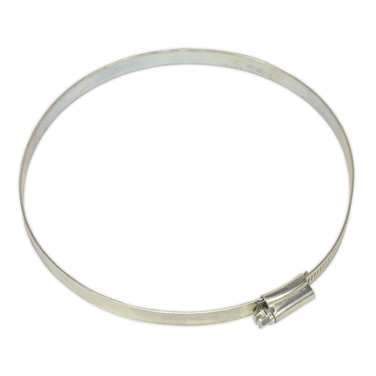 Sealey SHC7 Hose Clip Zinc Plated Ø140-160mm Pack of 10