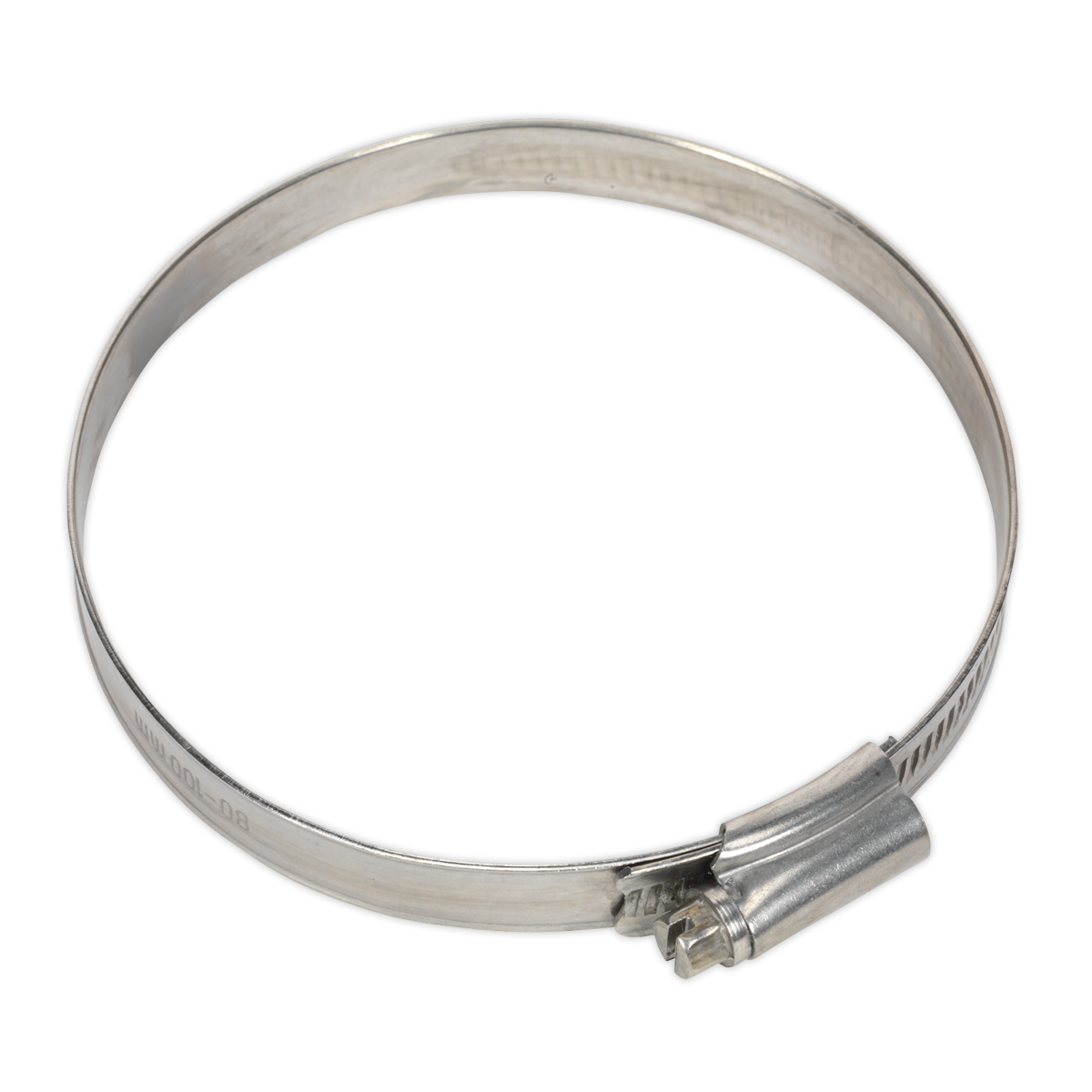 Sealey SHCSS4 Hose Clip Stainless Steel Ø80-100mm Pack of 5