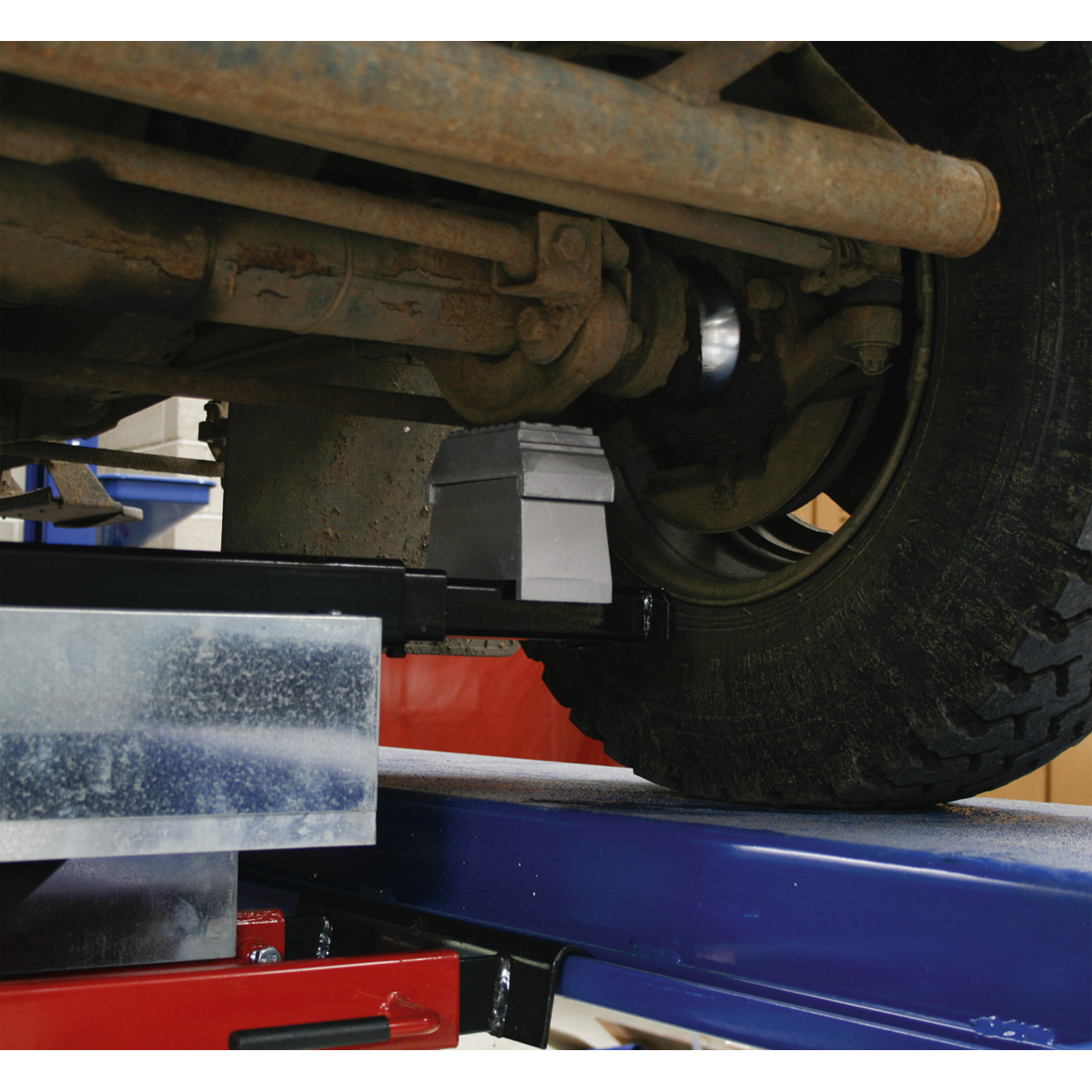 Sealey SJBEX200 Jacking Beam 2tonne with Arm Extenders & Flat Roller Supports