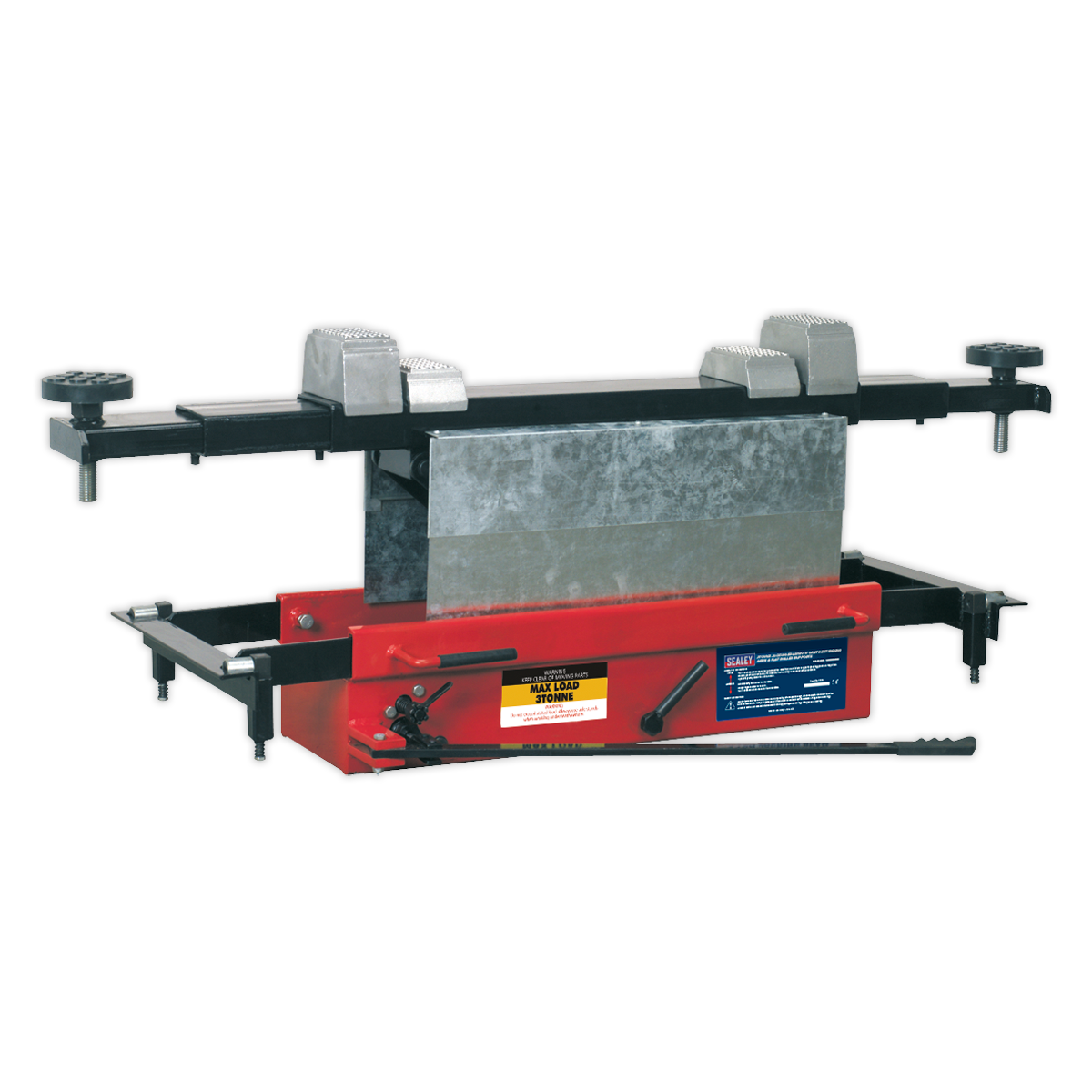 Sealey SJBEX300 Jacking Beam 3tonne with Arm Extenders & Flat Roller Supports