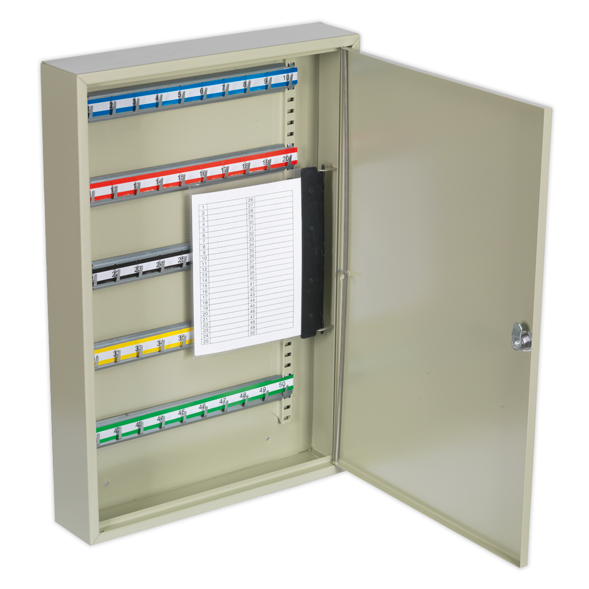 Sealey SKC50 Key Cabinet 50 Key Capacity