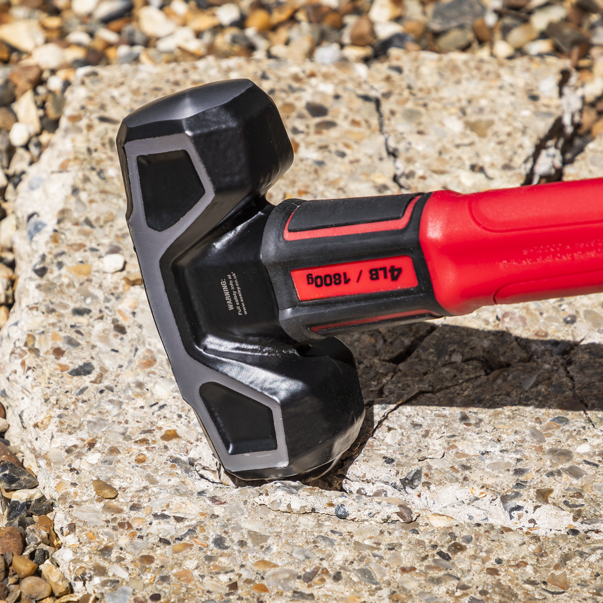 Sealey SLHG04 Premier Short Handle Sledge Hammer with Fibreglass Shaft 4lb