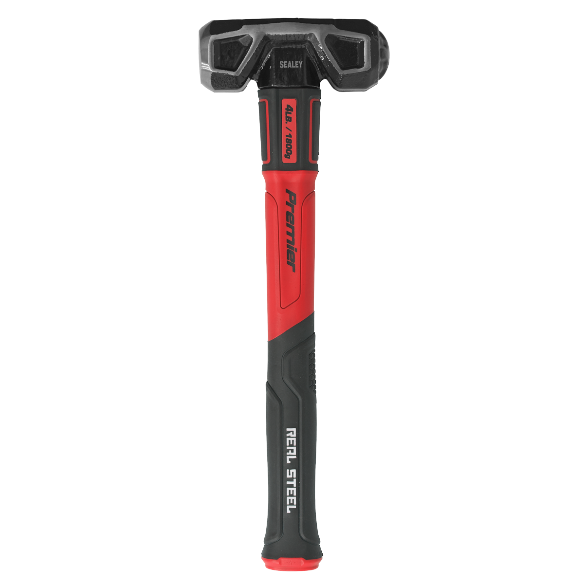 Sealey SLHG04 Premier Short Handle Sledge Hammer with Fibreglass Shaft 4lb