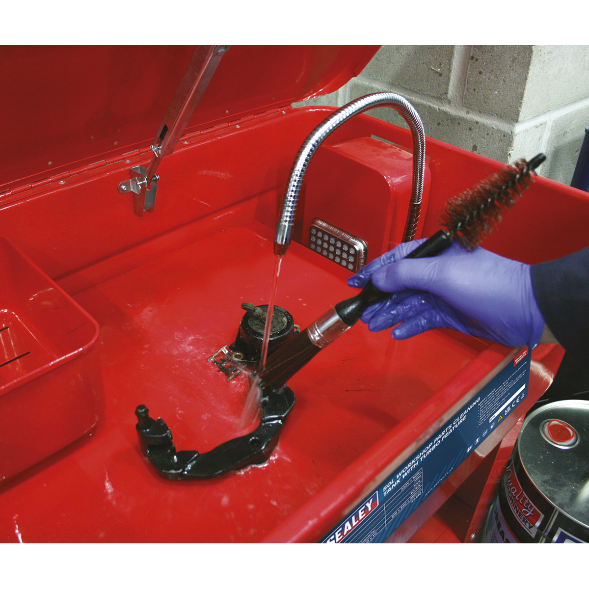 Sealey SM20 Parts Cleaning Tank with Turbo Feature