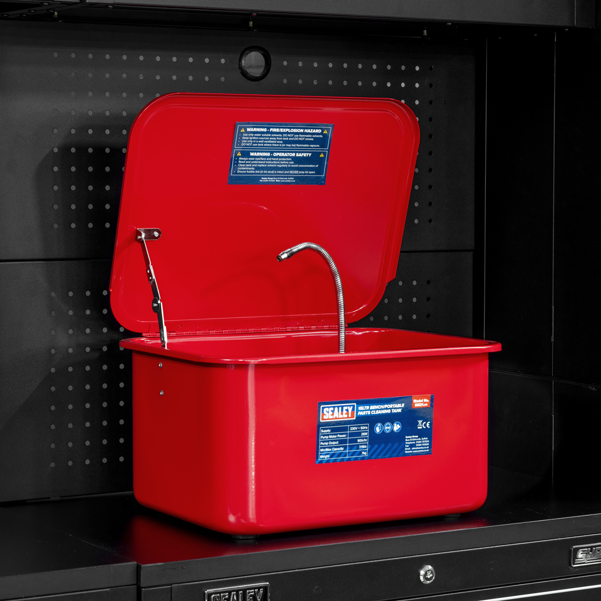 Sealey SM21 Parts Cleaning Tank Bench/Portable