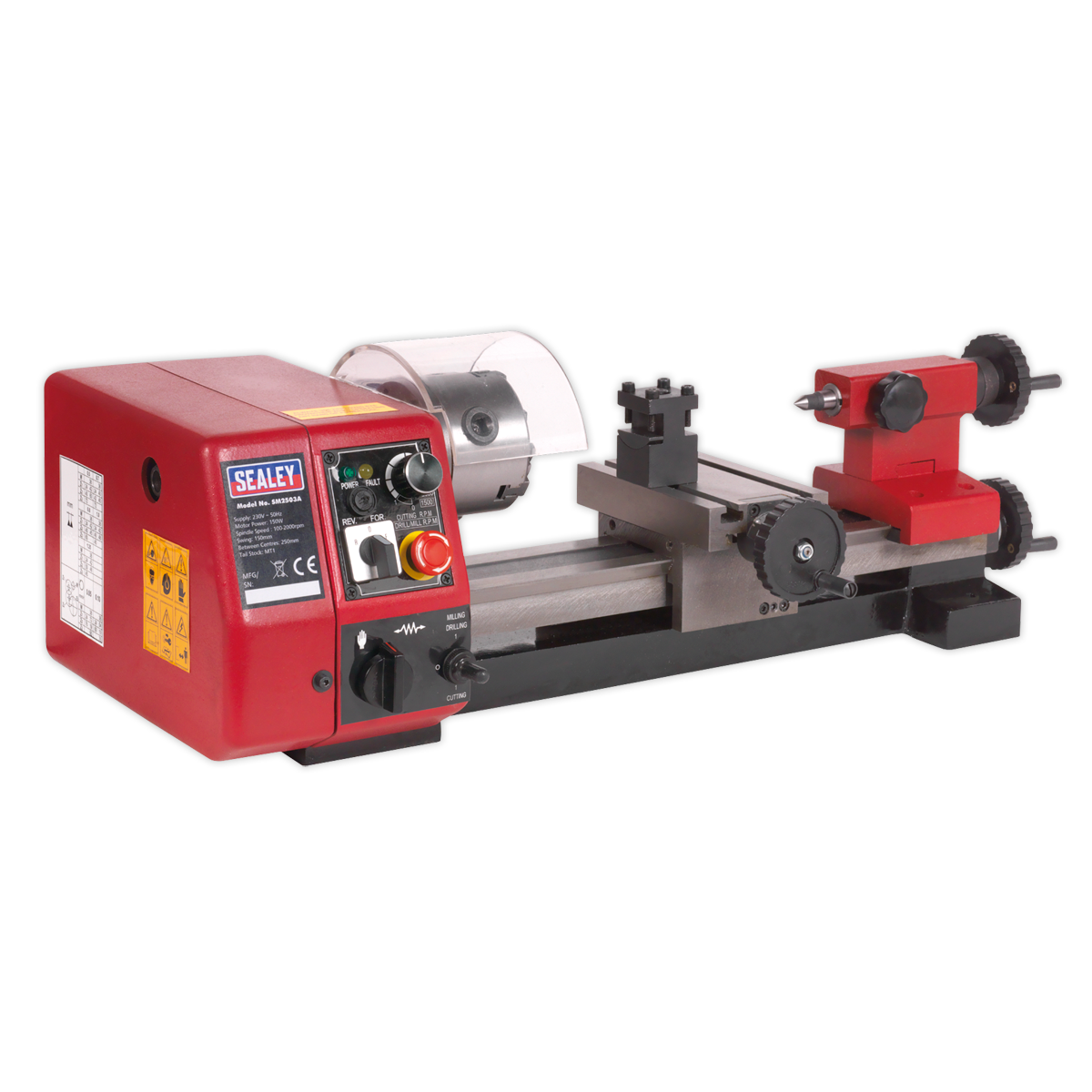 Sealey SM2503A Metalworking Mini Lathe 250mm