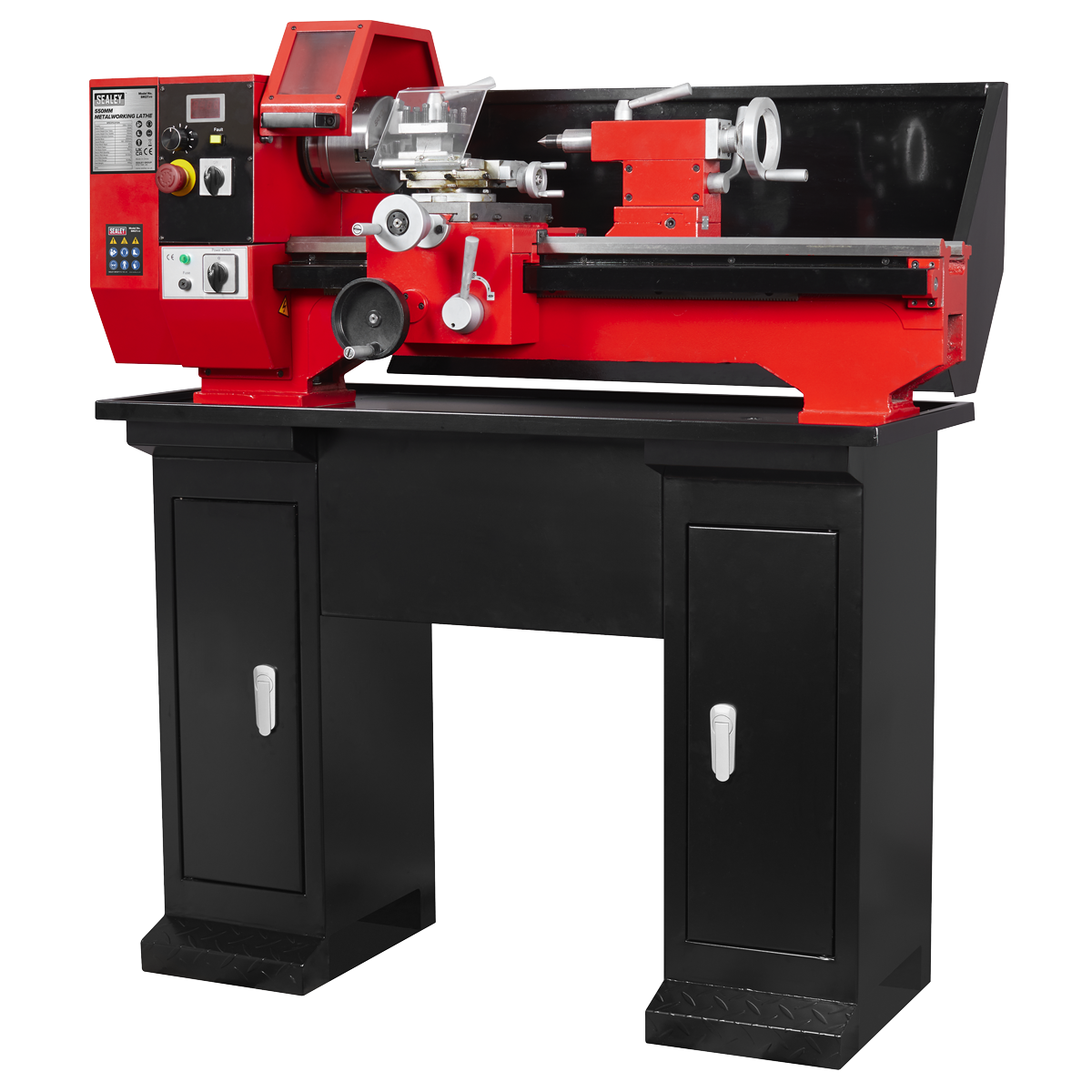 Sealey SM27COMBO Metalworking Lathe 500mm Between Centres with Floor Stand