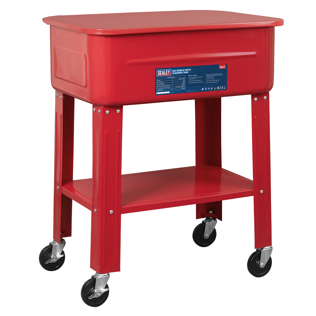 Sealey SM28 Mobile Parts Washer 50L