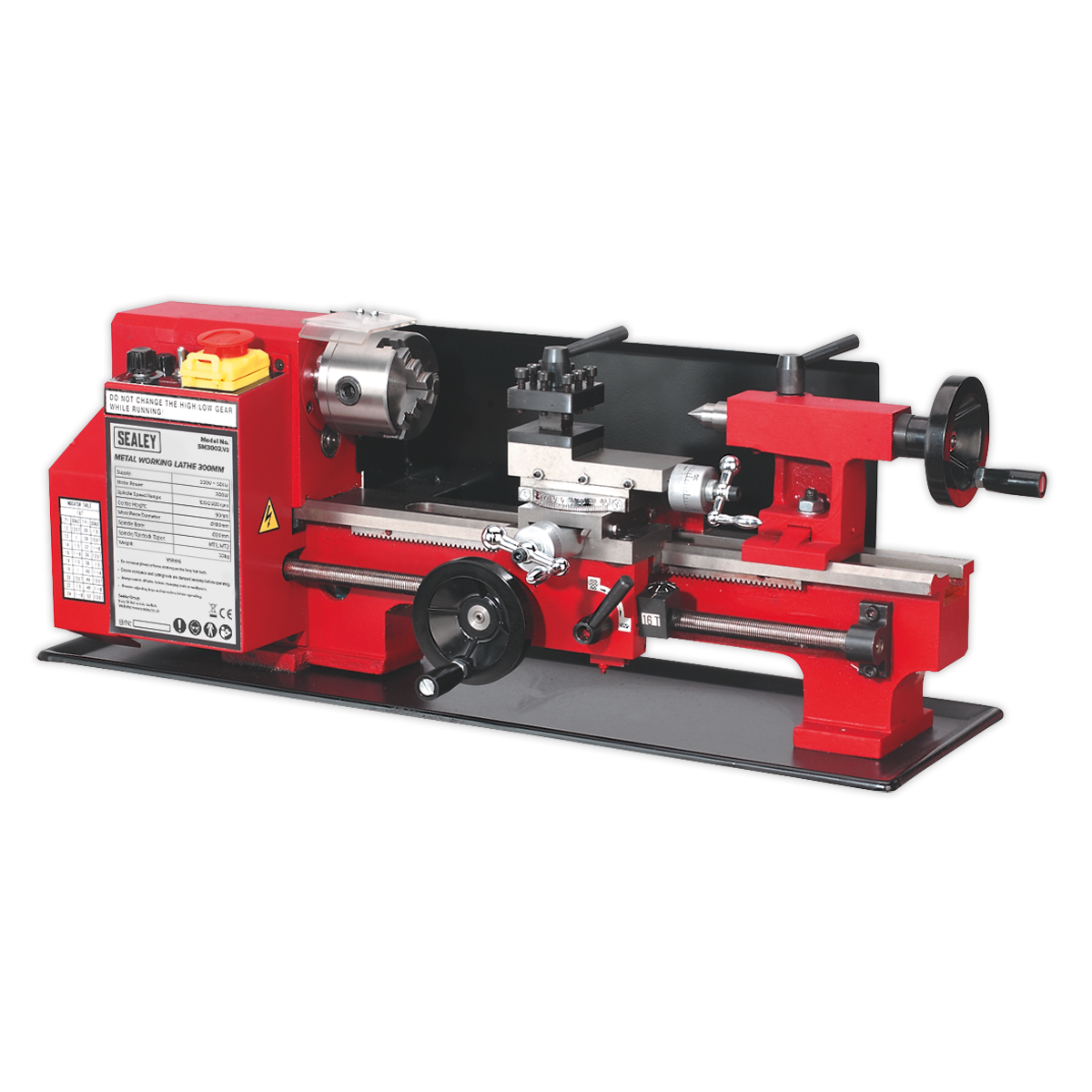 Sealey SM3002 Metalworking Lathe 300mm Between Centres