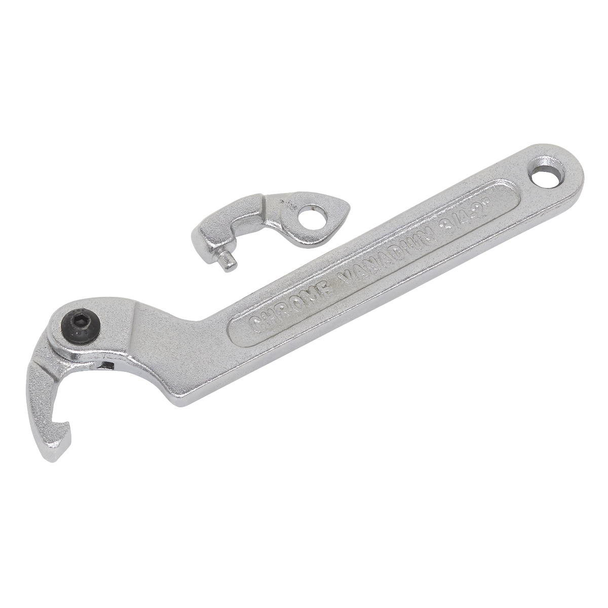 Sealey SMC2S Adjustable C Spanner - Hook & Pin Wrench Set 3pc 19-51mm