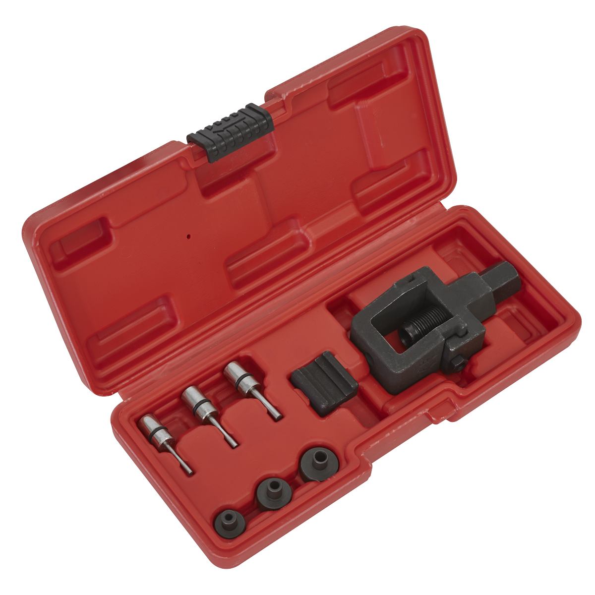 Sealey SMC4 Motorcycle Chain Splitter & Riveting Tool Set - Heavy-Duty
