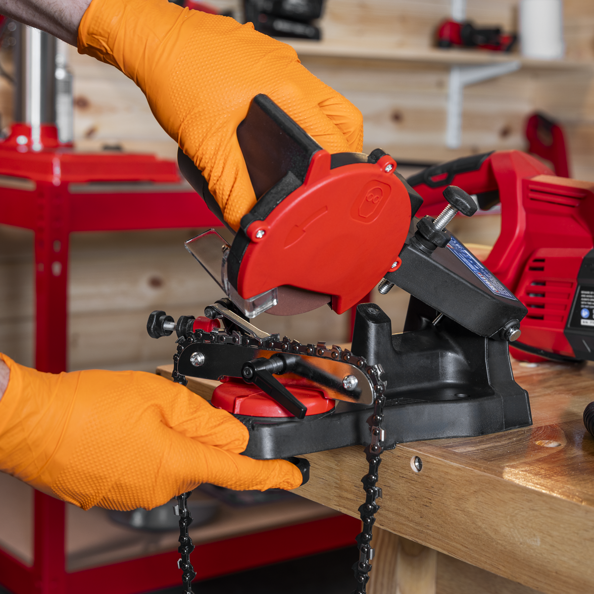Sealey SMS2002C Bench Mounting Chainsaw Sharpener 85W