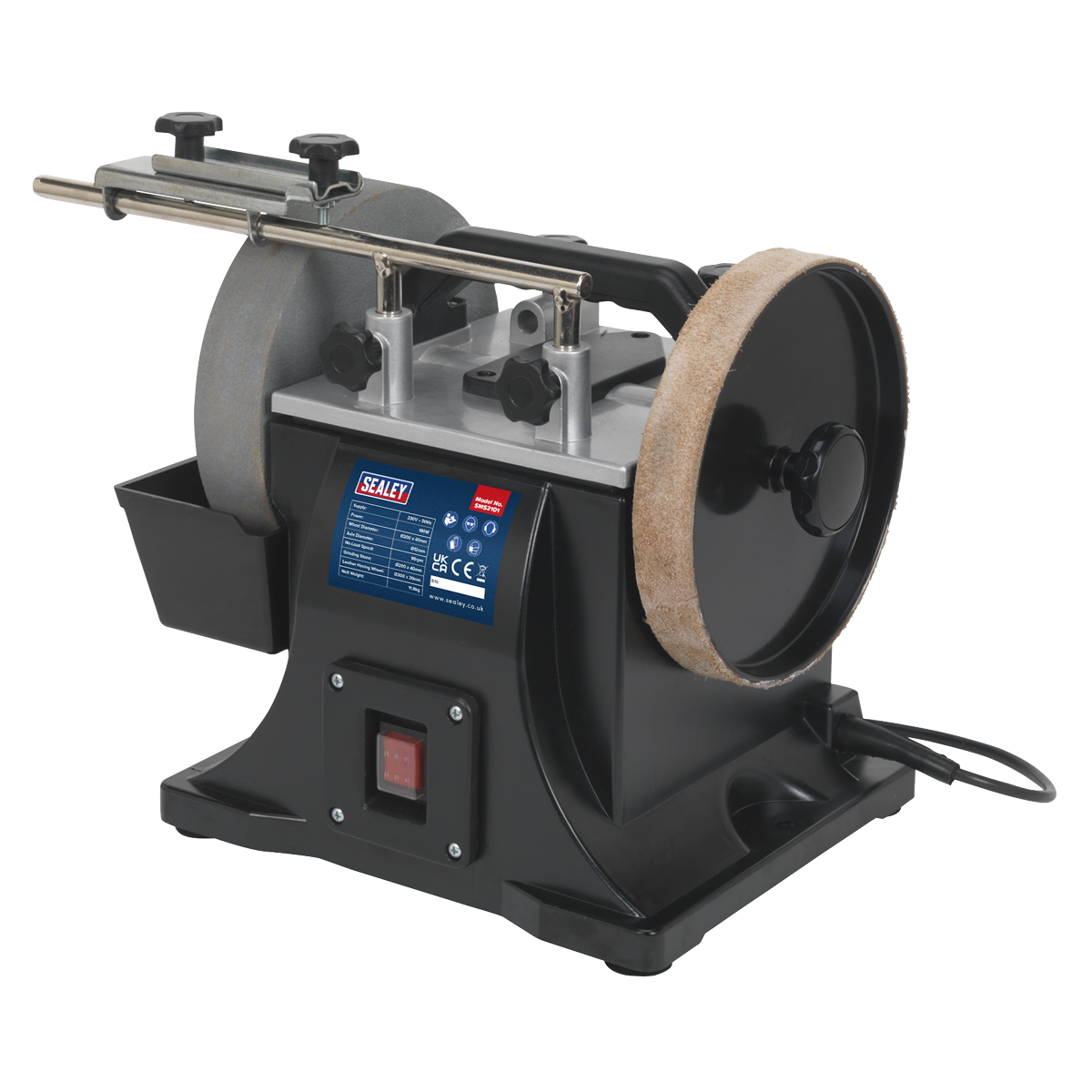 Sealey SMS2101 Sharpener 200mm with Honing Wheel