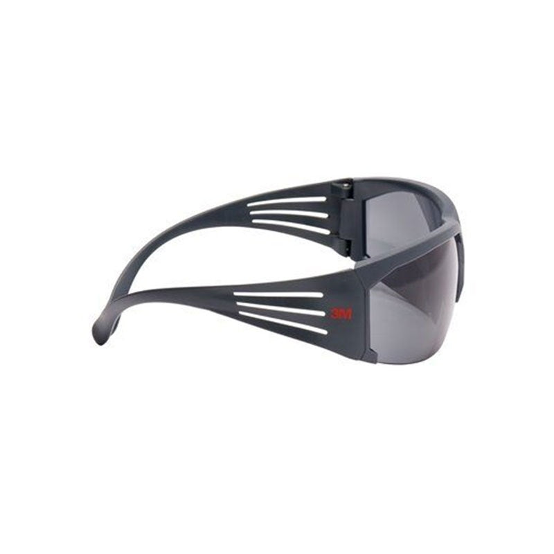 3M SecureFit Safety Glasses, Grey frame, Scotchgard Anti-Fog, Grey Lens (Case of 20)