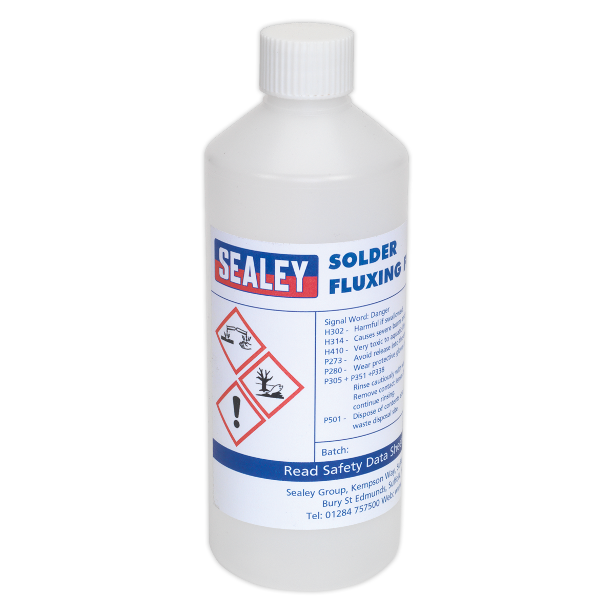 Sealey SOLFLUX Solder Fluxing Fluid 500ml Bottle
