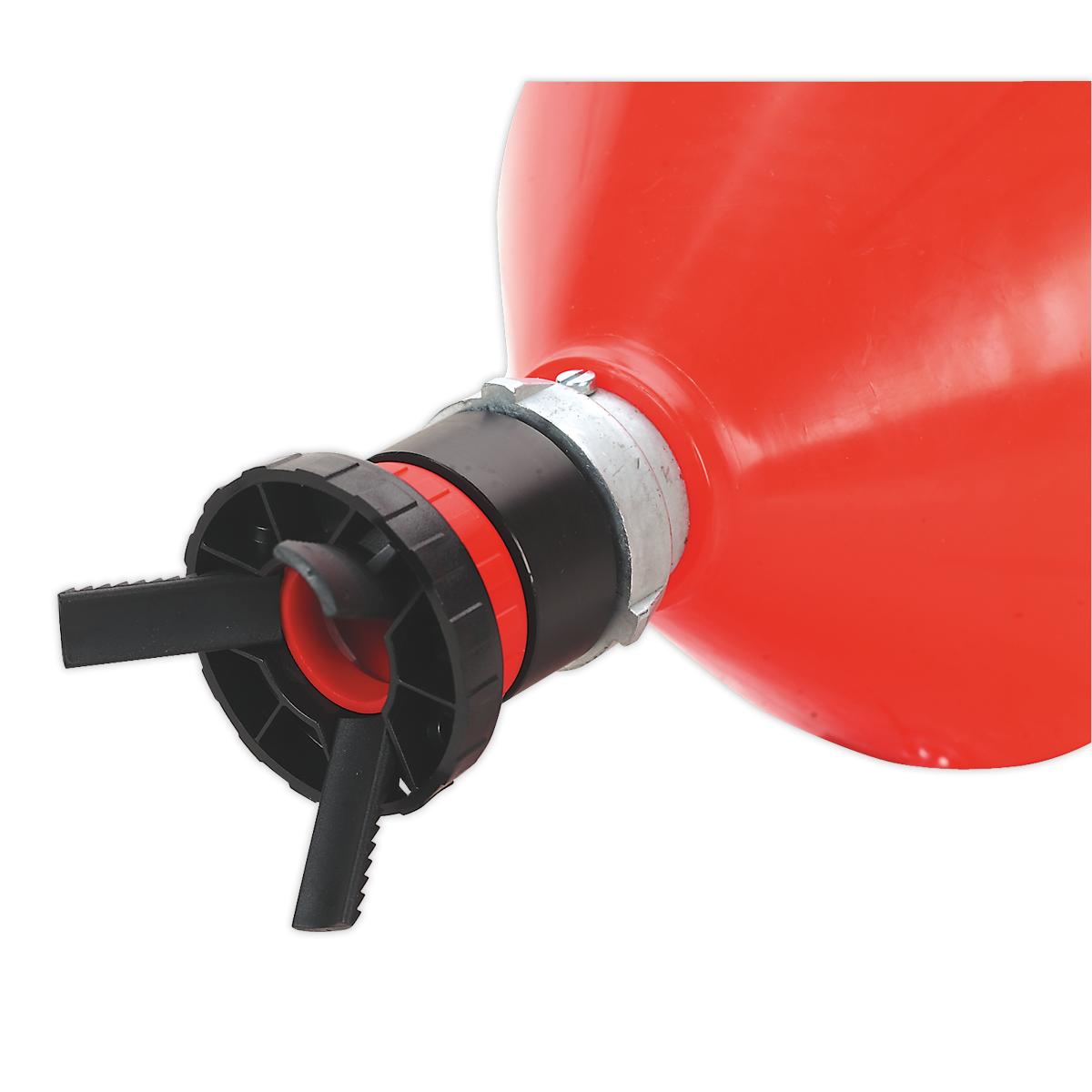 Sealey SOLV/SFU Solvent Safety Funnel with Universal Drum Adaptor