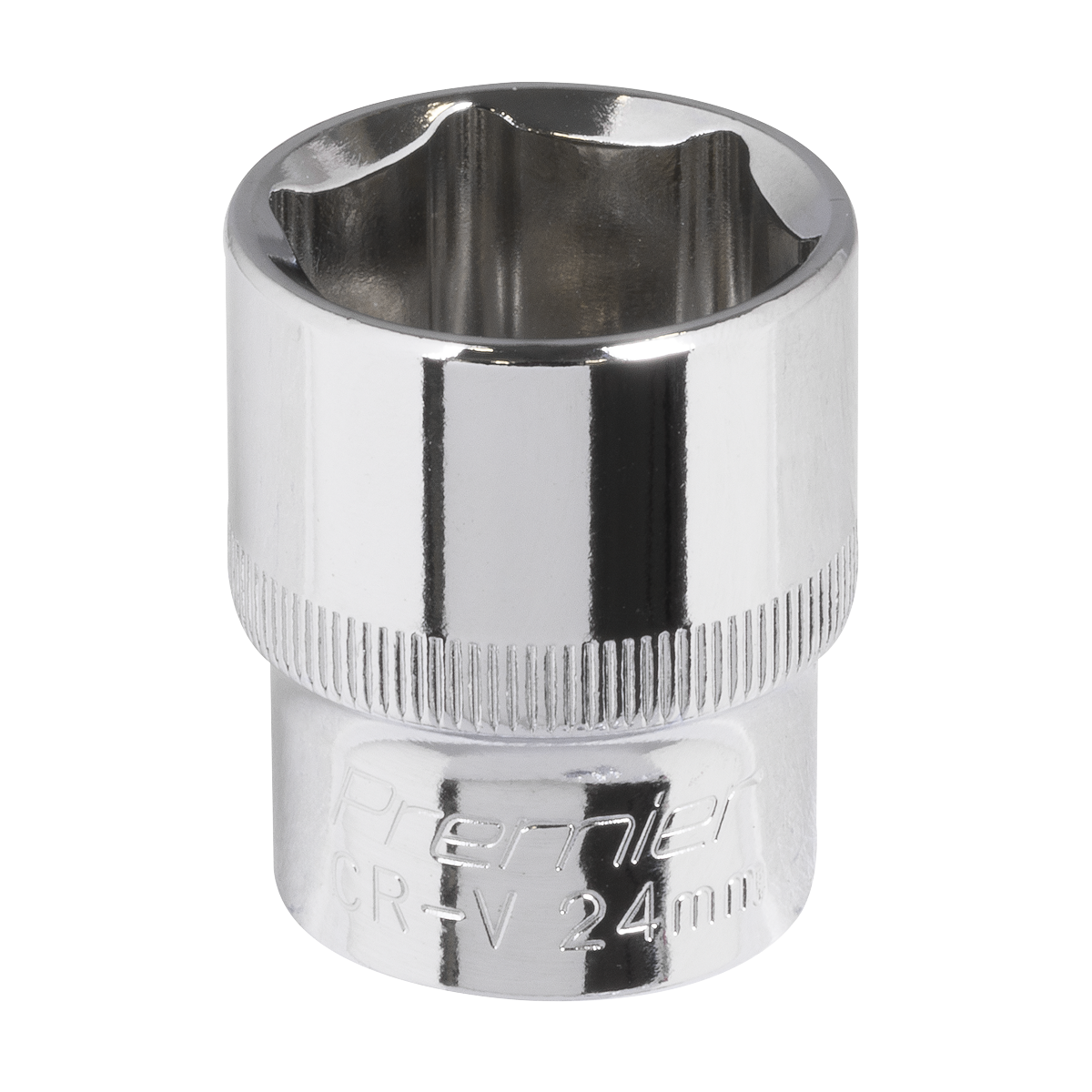 Sealey SP1224 WallDrive® Socket 24mm 1/2"Sq Drive Fully Polished