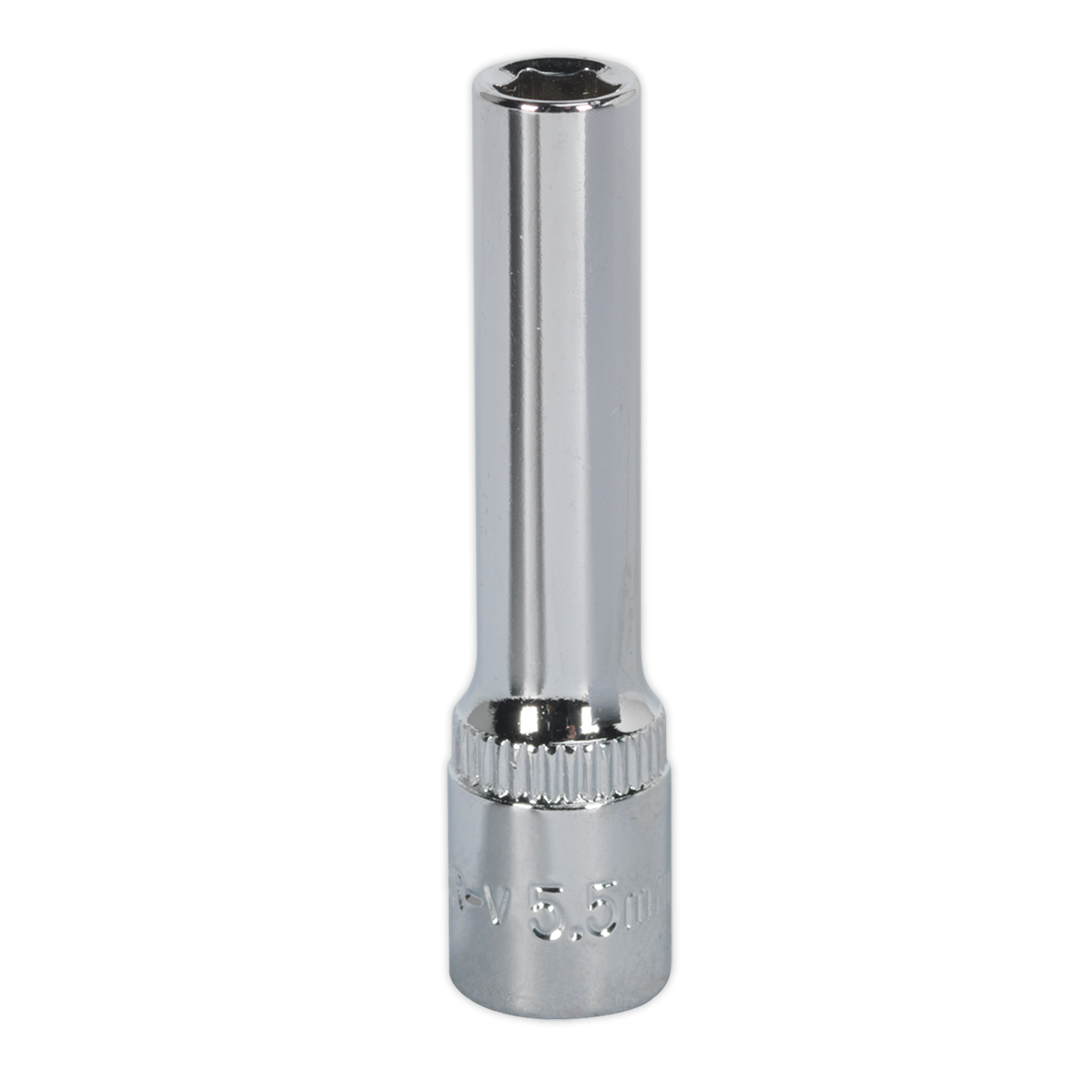 Sealey SP14055D WallDrive® Socket 5.5mm Deep 1/4"Sq Drive Fully Polished