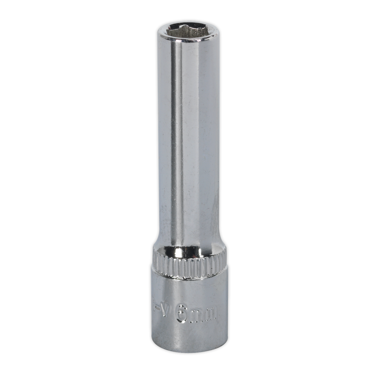 Sealey SP1406D WallDrive® Socket 6mm Deep 1/4"Sq Drive Fully Polished