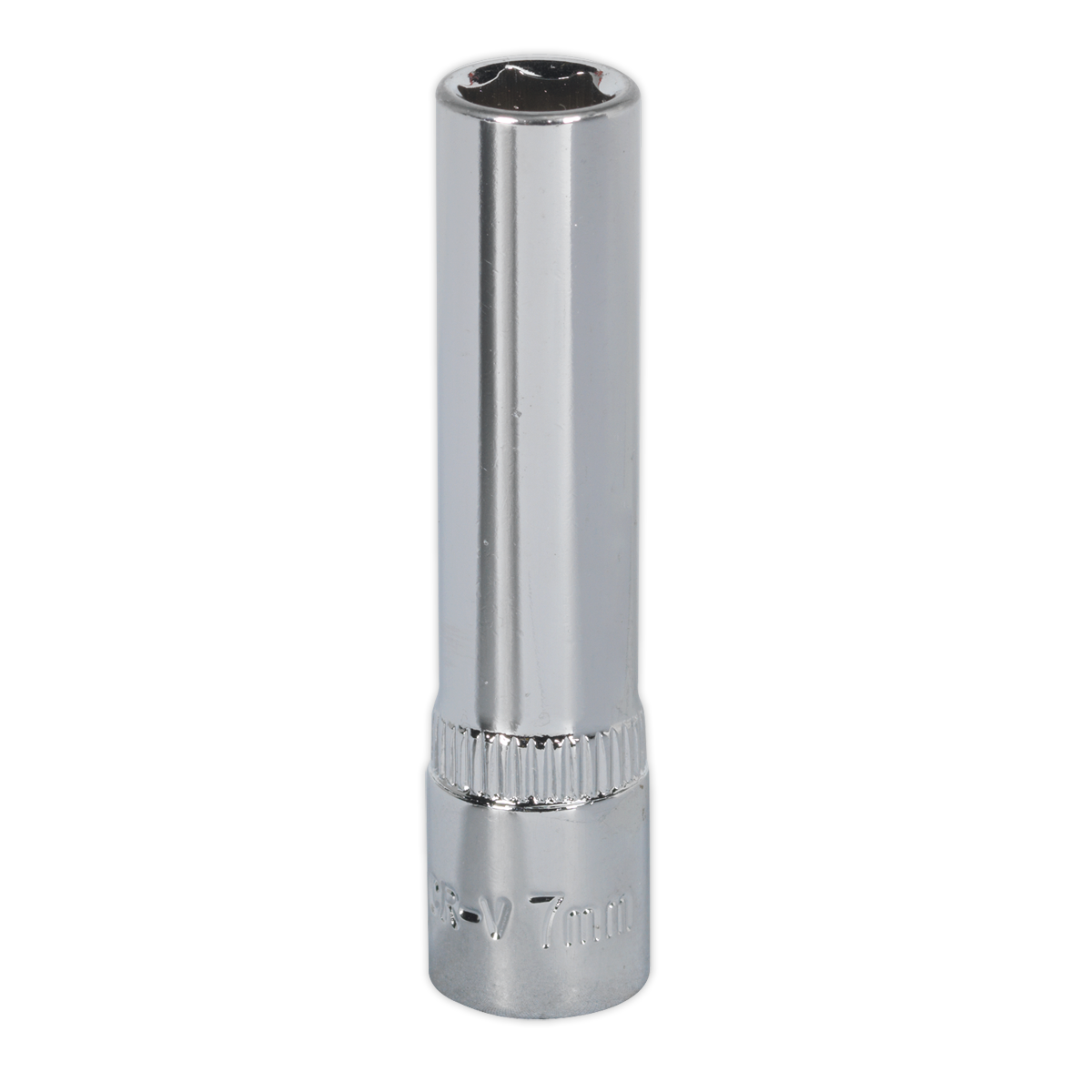 Sealey SP1407D WallDrive® Socket 7mm Deep 1/4"Sq Drive Fully Polished