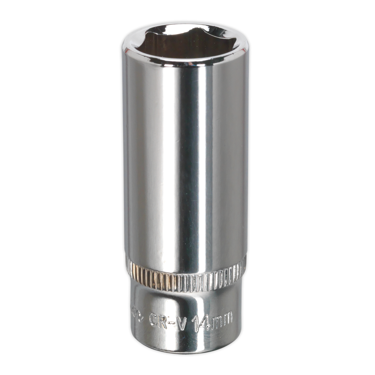 Sealey SP1414D WallDrive® Socket 14mm Deep 1/4"Sq Drive Fully Polished