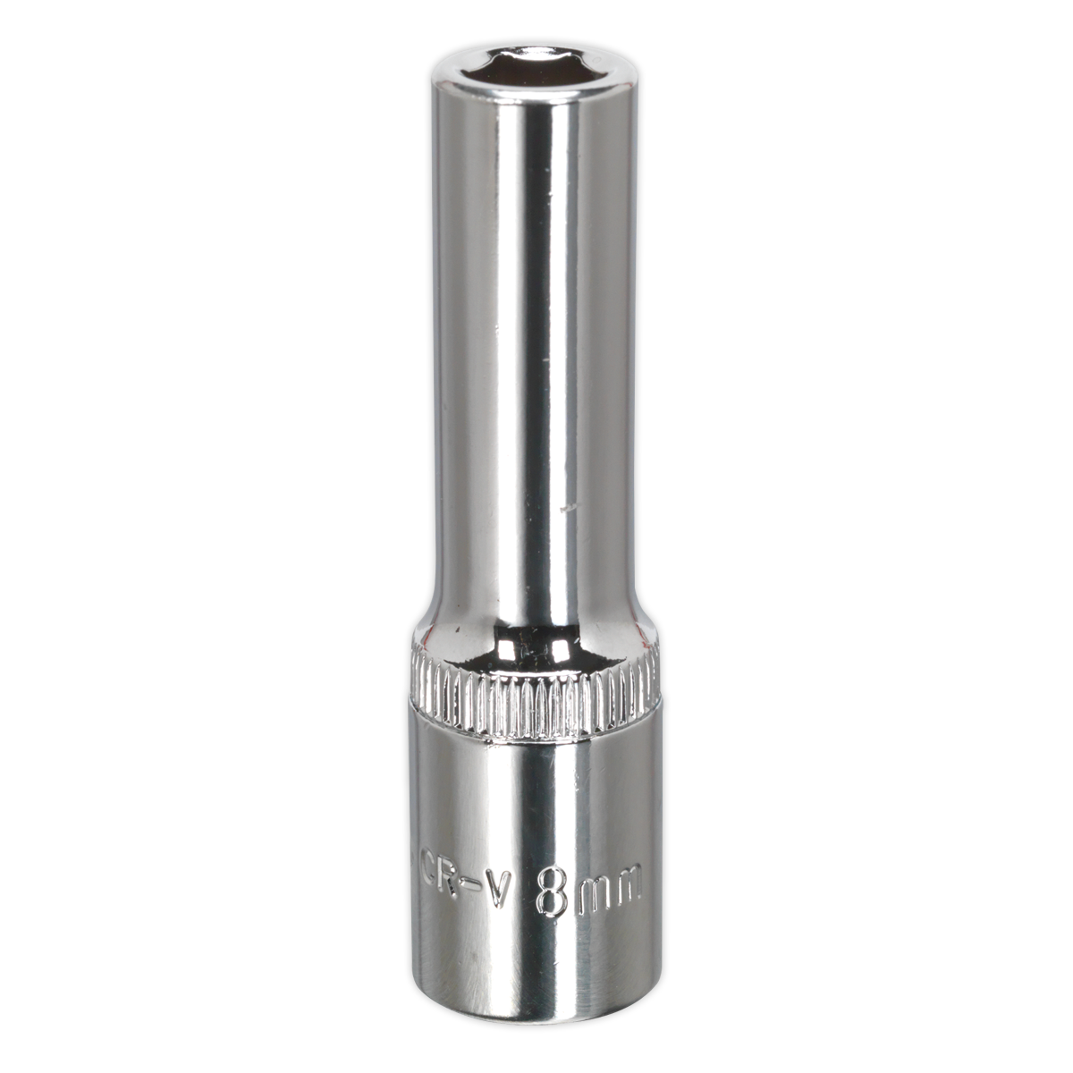 Sealey SP3808D WallDrive® Socket 8mm Deep 3/8"Sq Drive Fully Polished