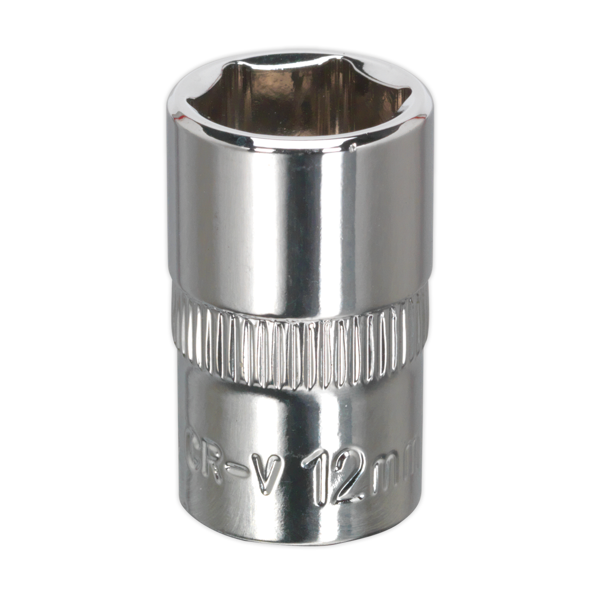 Sealey SP3812 WallDrive® Socket 12mm 3/8"Sq Drive Fully Polished
