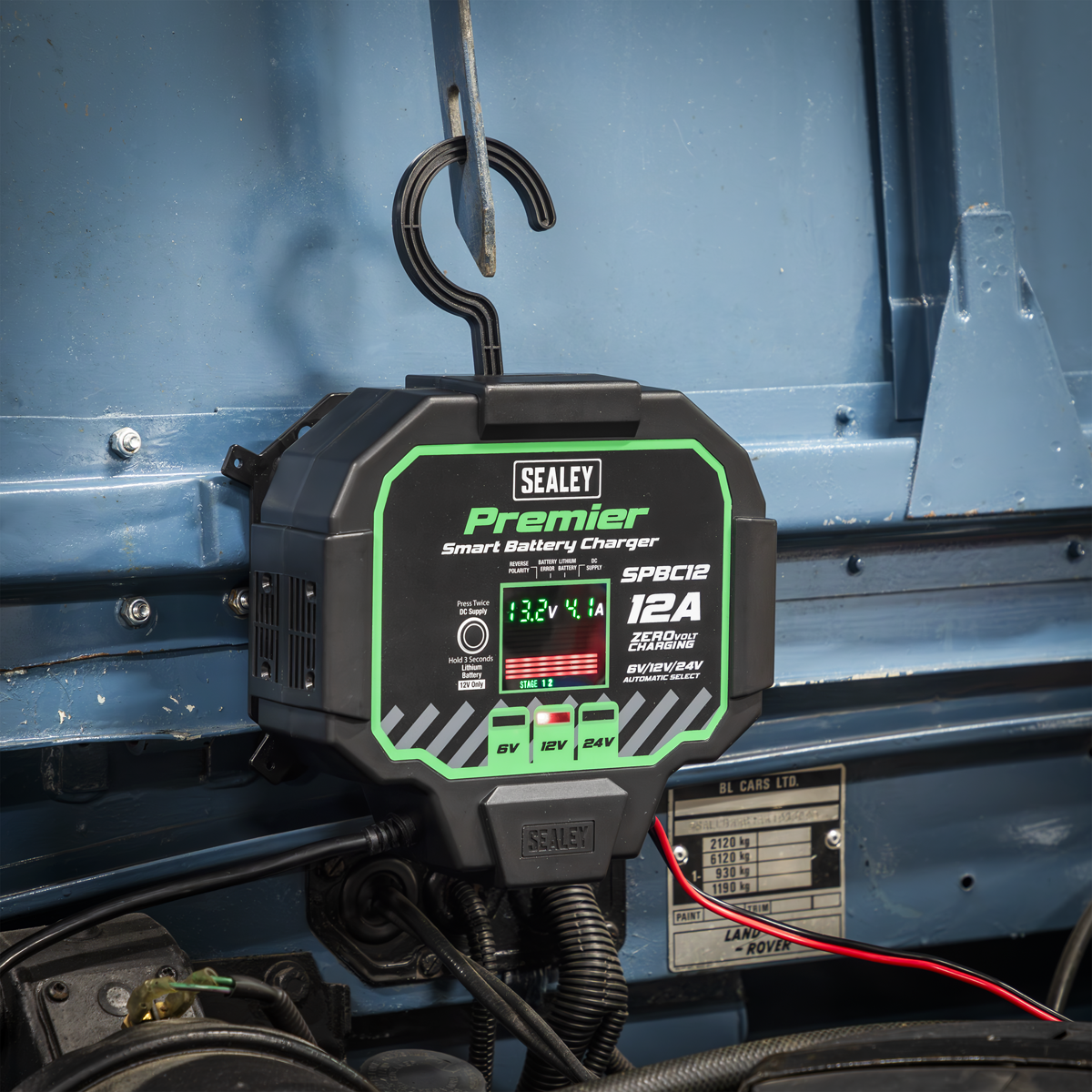 Sealey SPBC12 Premier Fully Automatic Battery Charger & Maintainer 12A