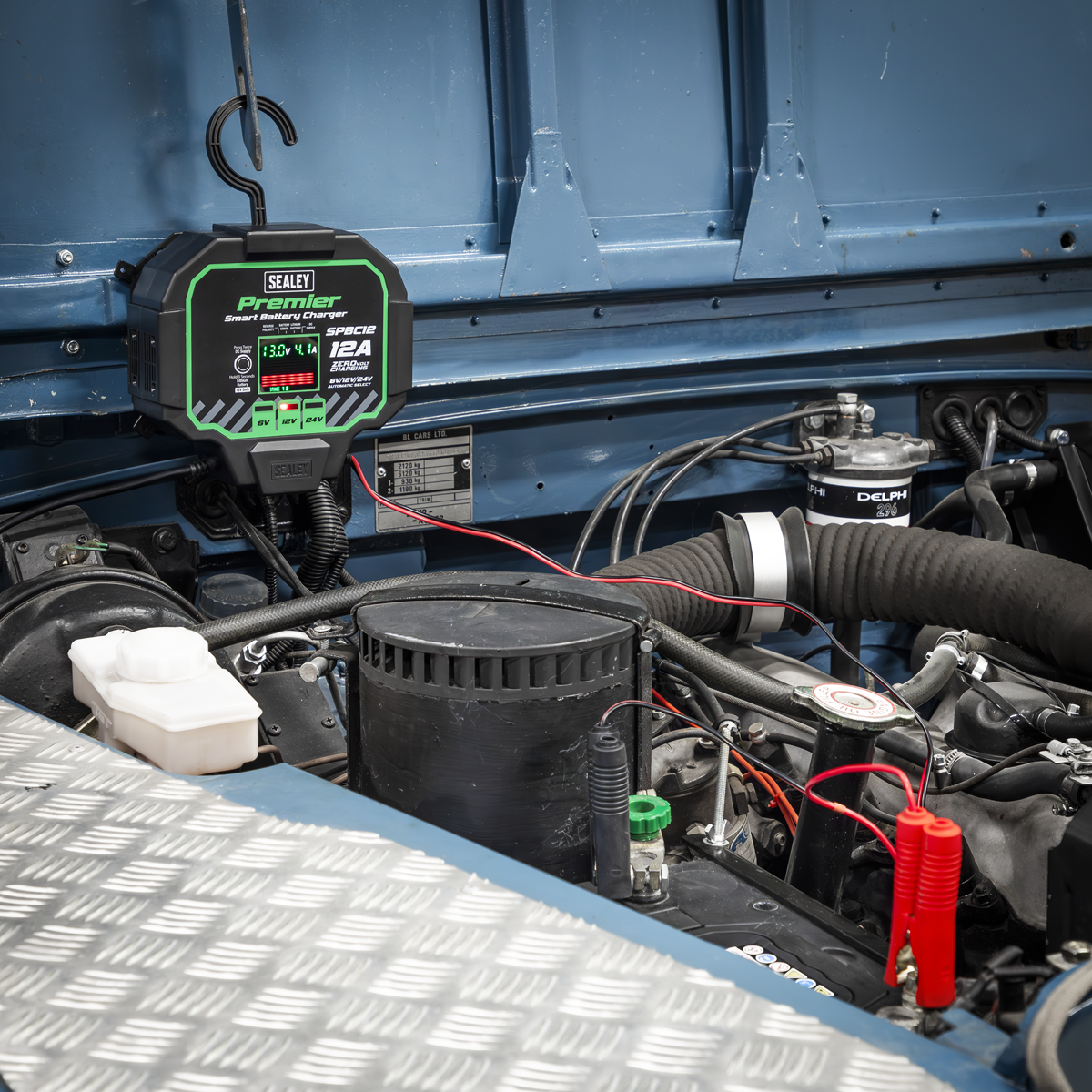 Sealey SPBC12 Premier Fully Automatic Battery Charger & Maintainer 12A