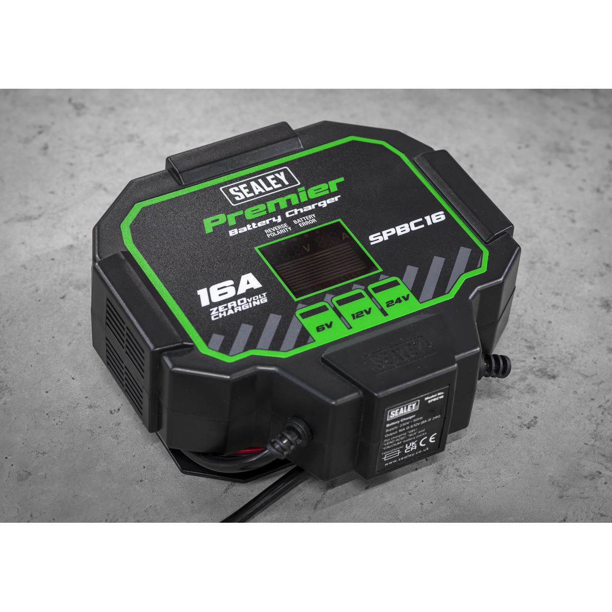 Sealey SPBC16 Premier Fully Automatic Battery Charger & Maintainer 16A