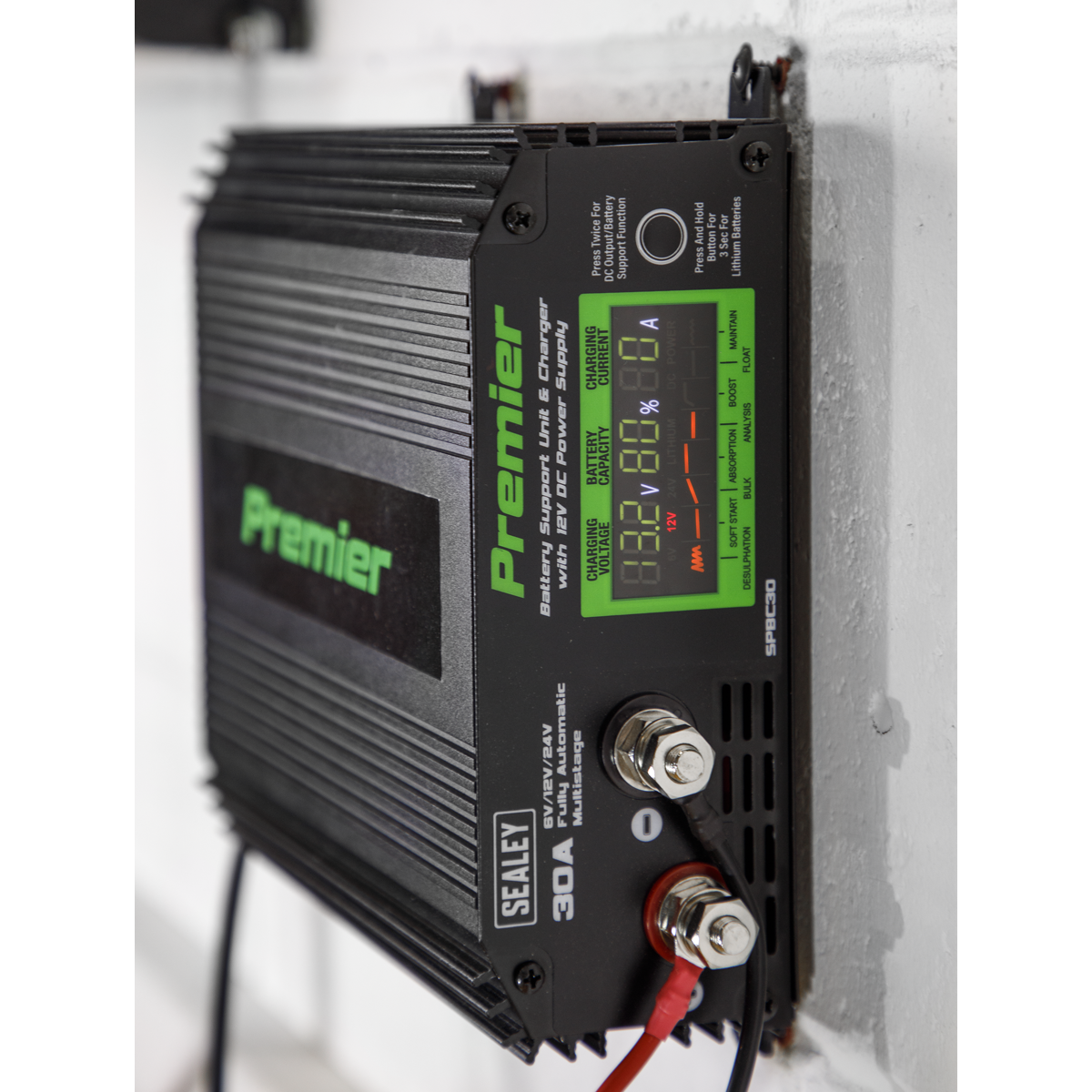 Sealey SPBC30 Battery Support Unit & Charger 30A