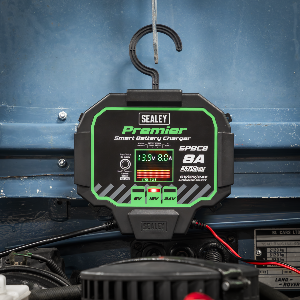 Sealey SPBC8 Premier Fully Automatic Battery Charger & Maintainer 8A