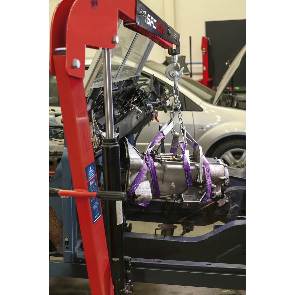 Sealey SPC1000 Folding Engine Crane 1 Tonne