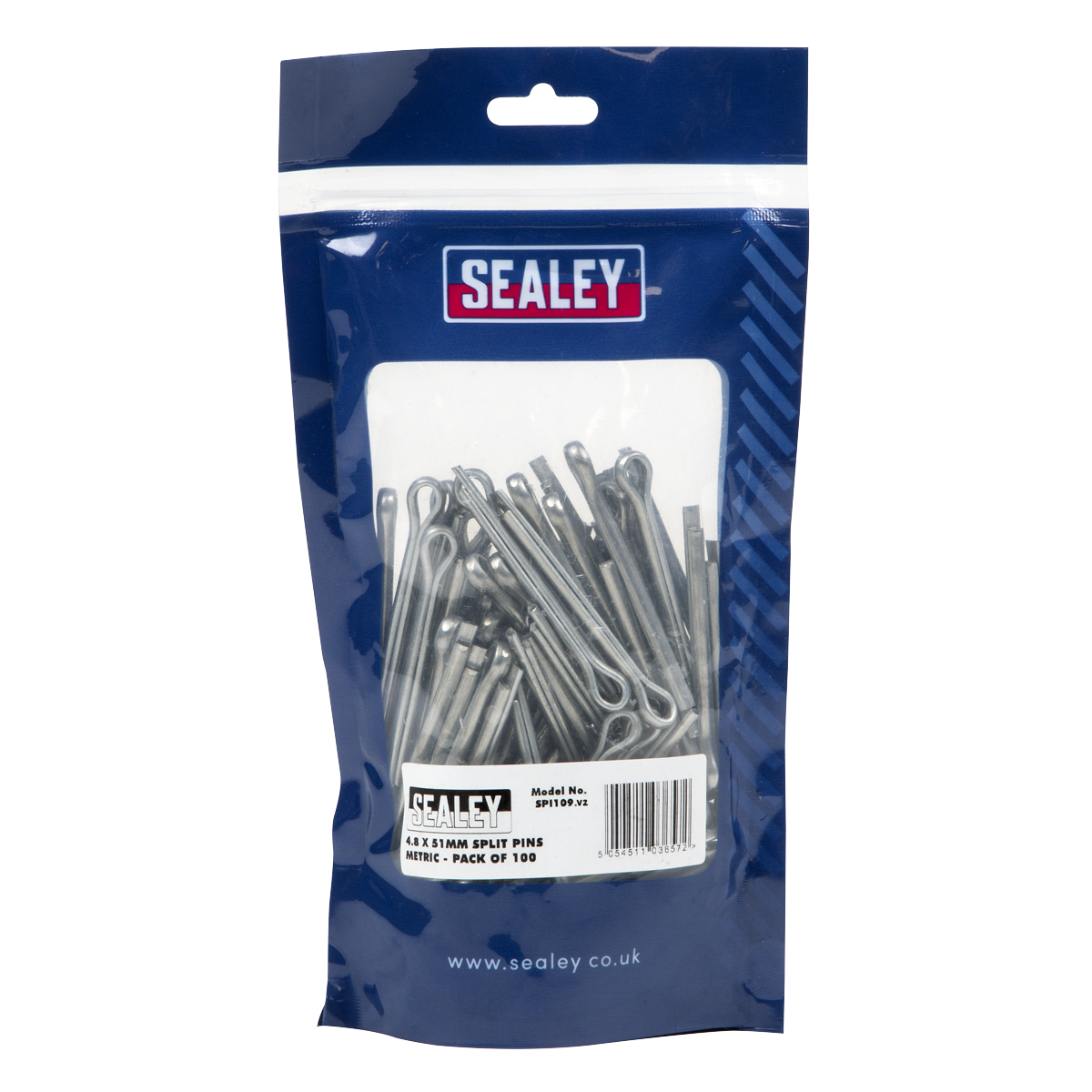 Sealey SPI109 Split Pin 4.8 x 51mm - Pack of 100