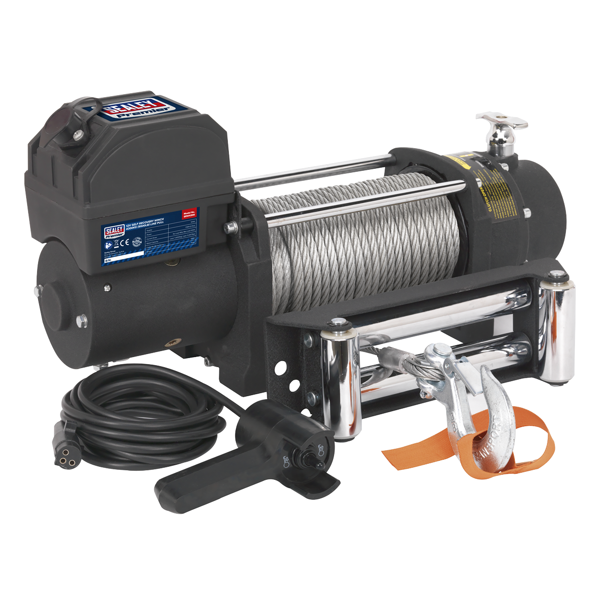 Sealey SRW4300KIT Self Recovery Wireless Winch Combo Kit