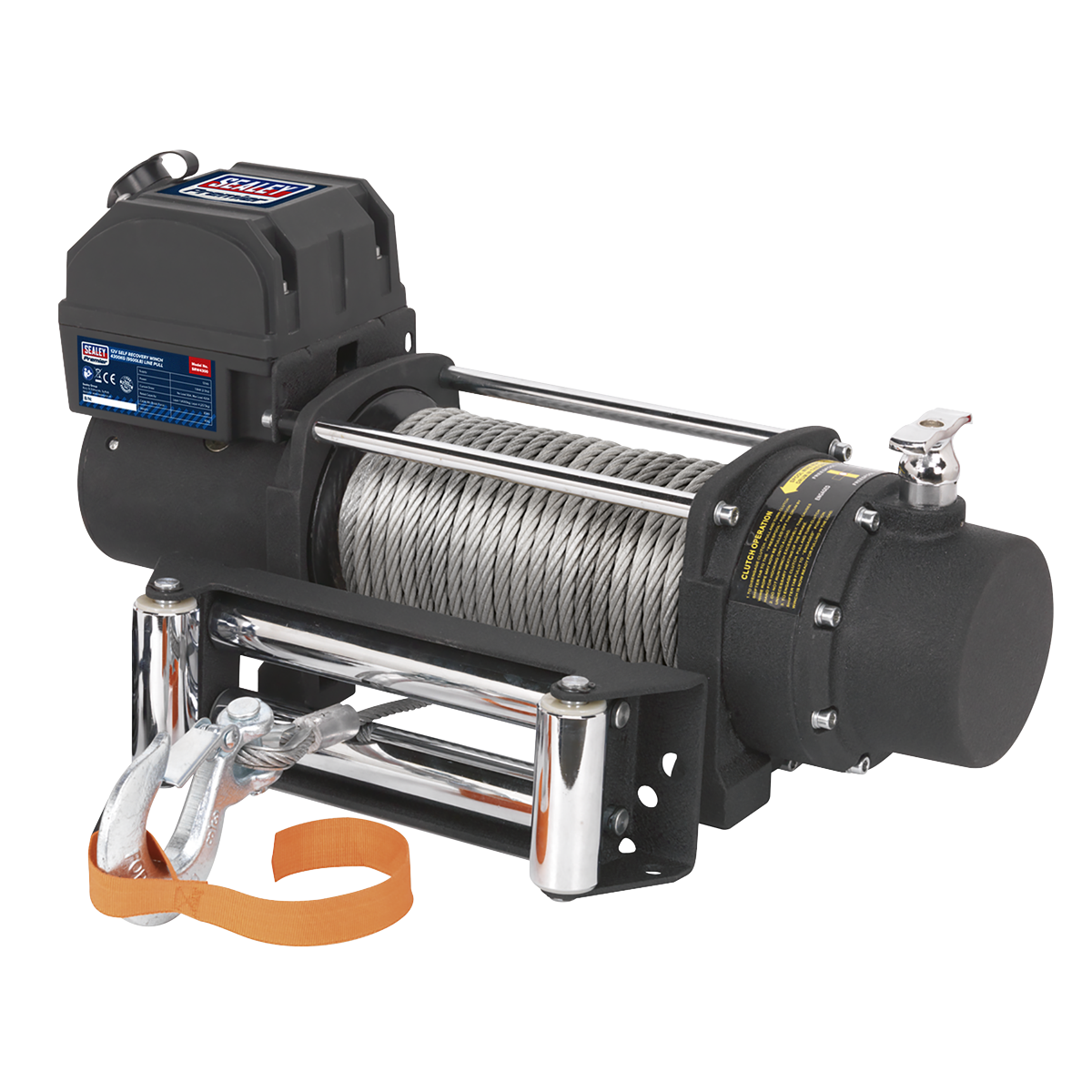 Sealey SRW4300 Self Recovery Winch 4300kg (9500lb) Line Pull 12V