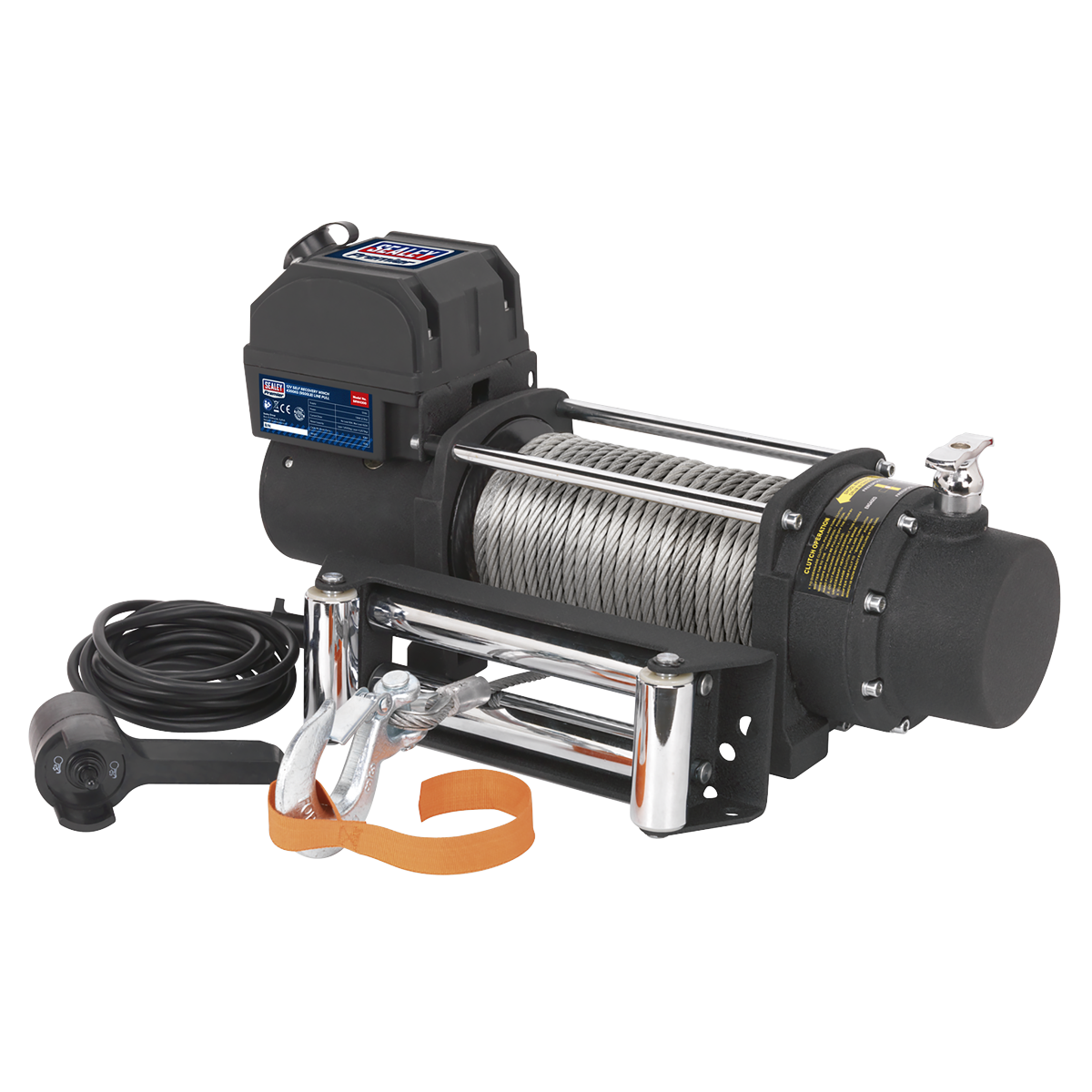 Sealey SRW4300 Self Recovery Winch 4300kg (9500lb) Line Pull 12V