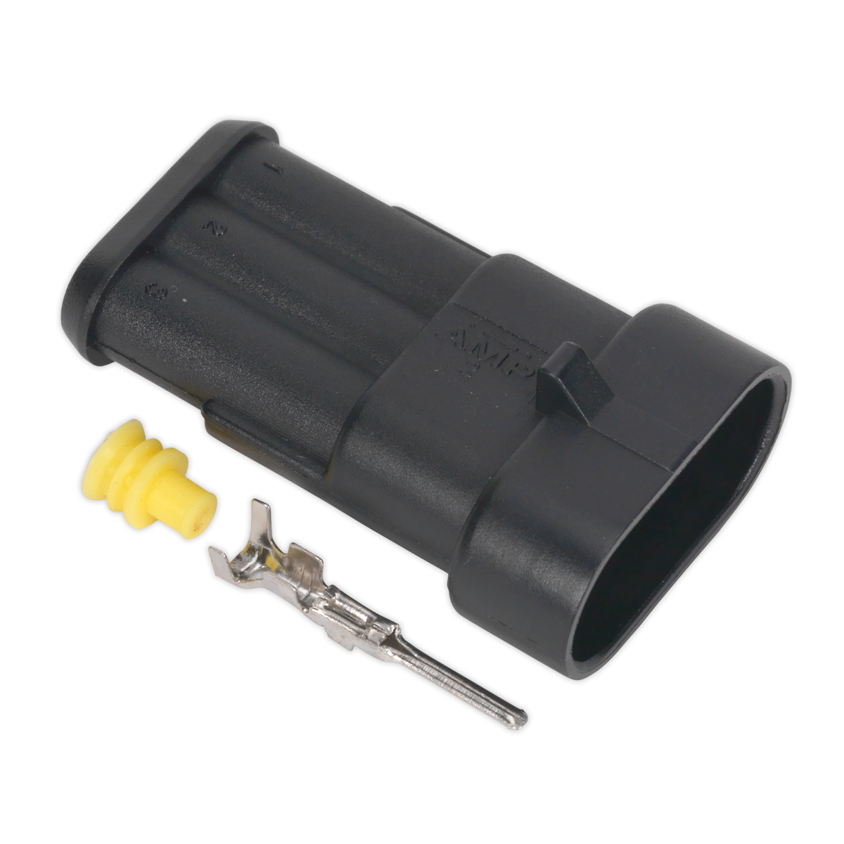 Sealey SSC3M Superseal Male Connector 3-Way Pack of 5