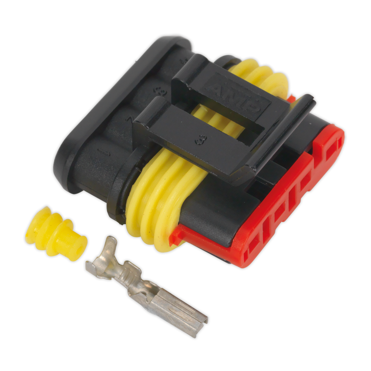 Sealey SSC4F Superseal Female Connector 4-Way Pack of 3