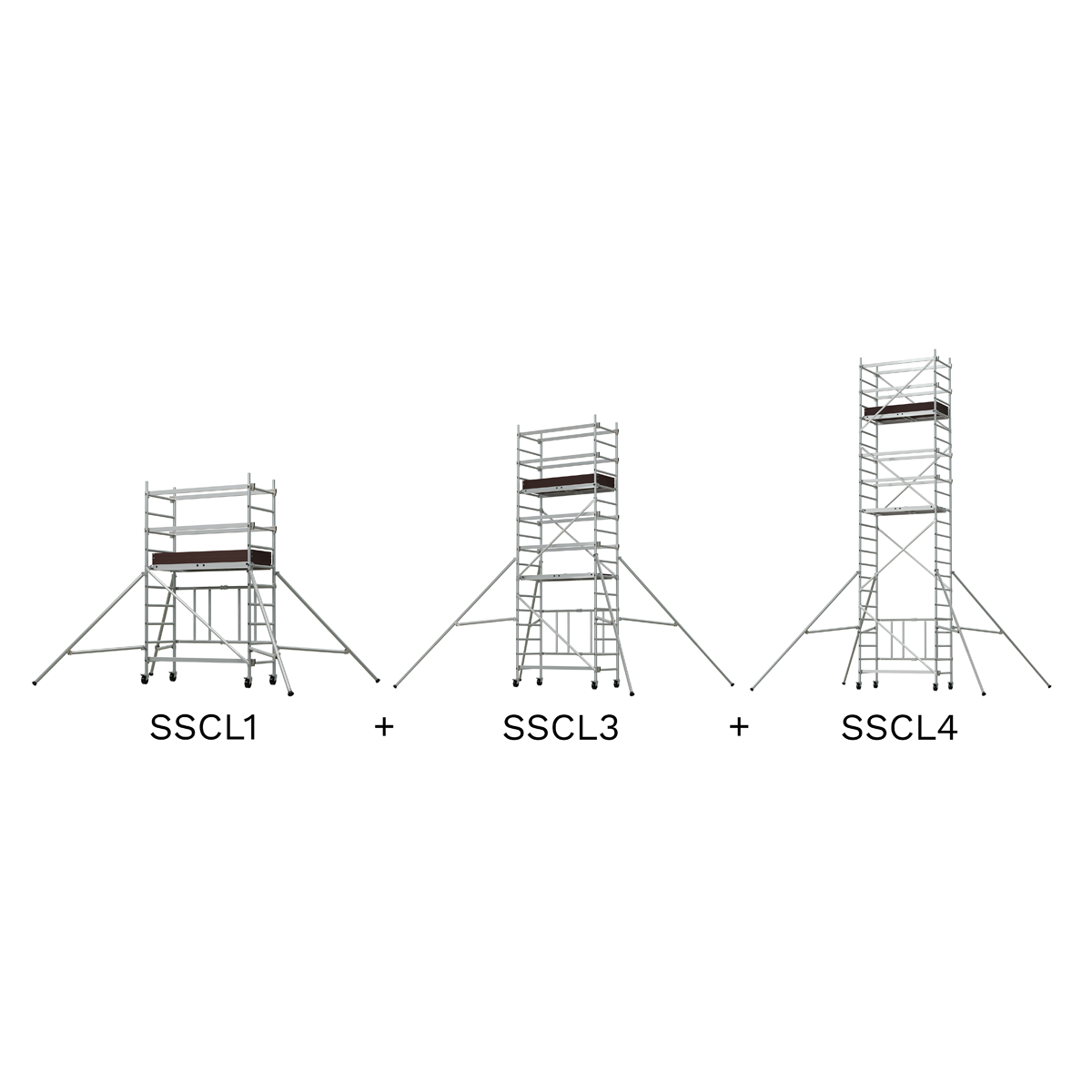 Sealey SSCL4 Platform Scaffold Tower Extension Pack 4 EN 1004
