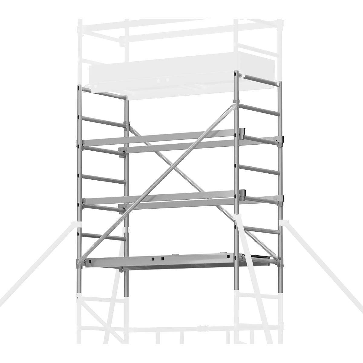 Sealey SSCL3 Platform Scaffold Tower Extension Pack 3 EN 1004