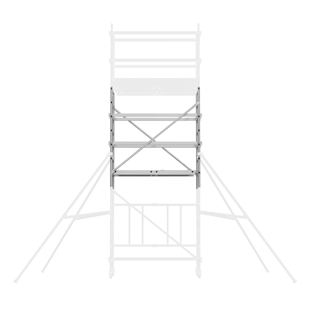 Sealey SSCL3 Platform Scaffold Tower Extension Pack 3 EN 1004