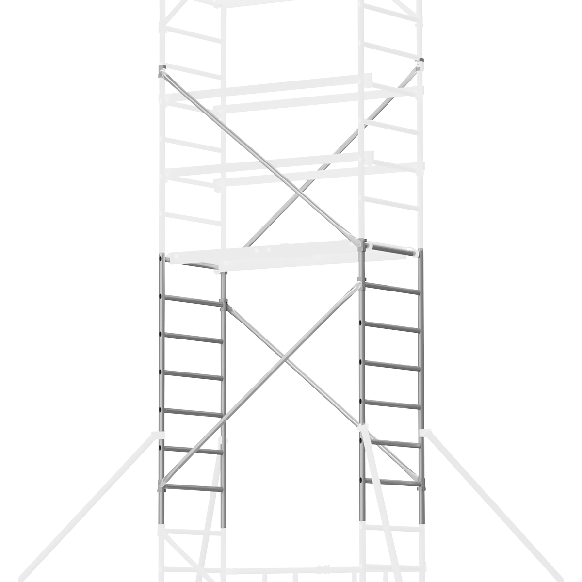 Sealey SSCL4 Platform Scaffold Tower Extension Pack 4 EN 1004