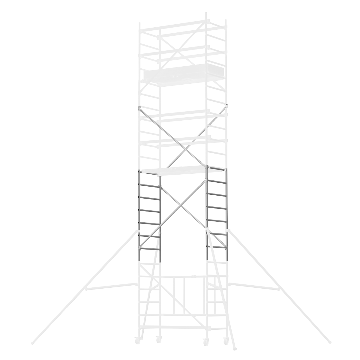 Sealey SSCL4 Platform Scaffold Tower Extension Pack 4 EN 1004