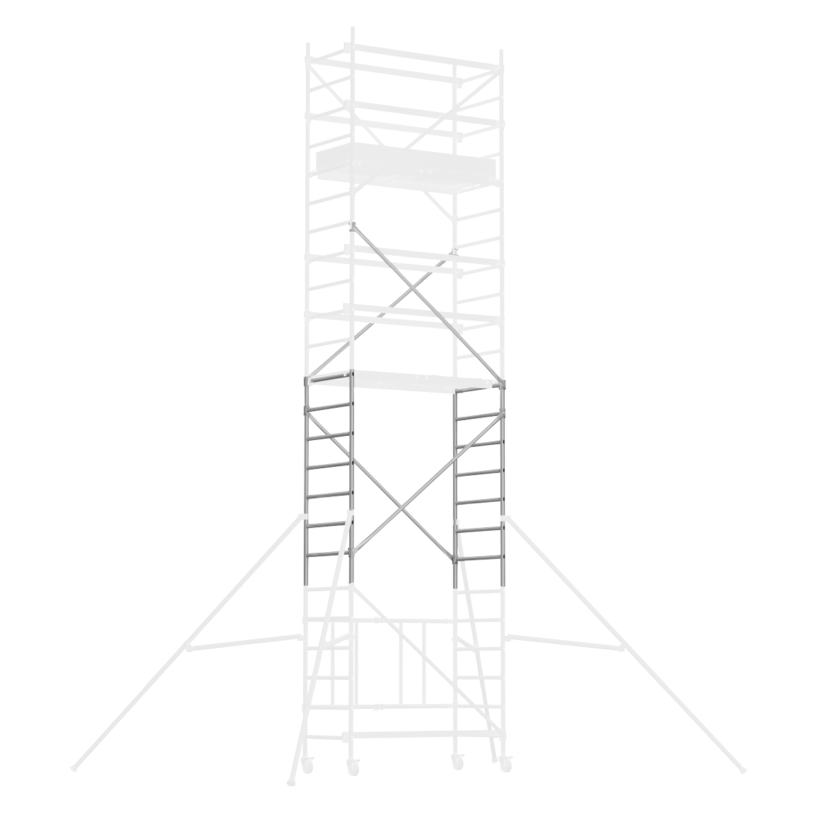 Sealey SSCL4 Platform Scaffold Tower Extension Pack 4 EN 1004
