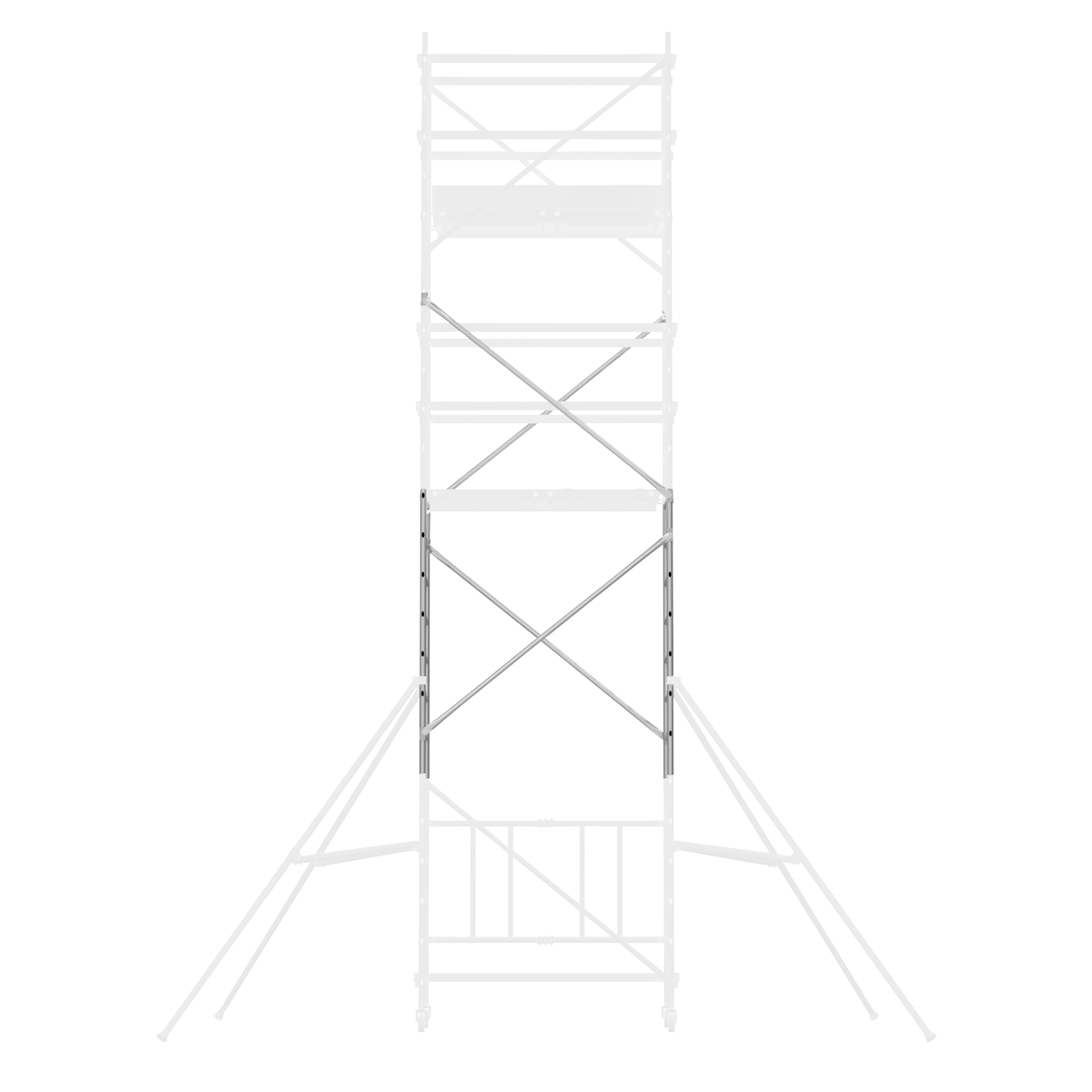 Sealey SSCL4 Platform Scaffold Tower Extension Pack 4 EN 1004