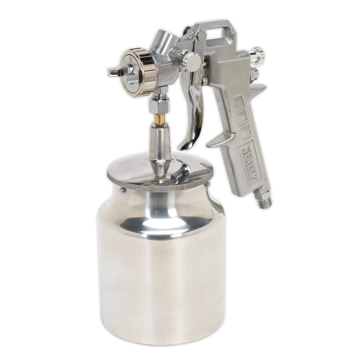 Sealey SSG2 Spray Gun Suction Feed General Purpose 1.5mm Set-Up