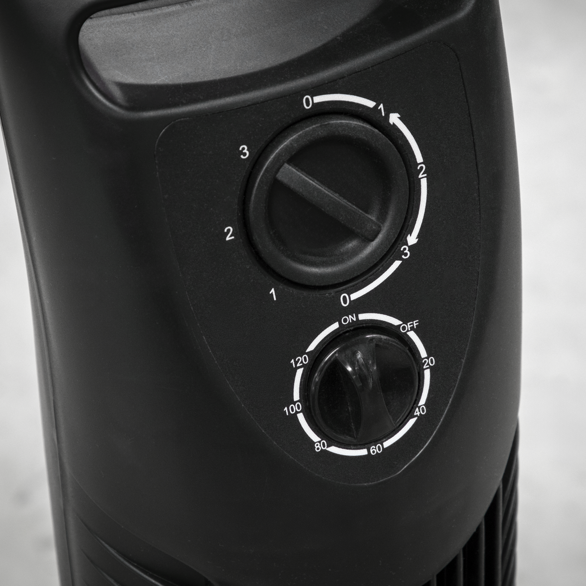 Sealey STF30 Oscillating Tower Fan 3-Speed 30" 230V