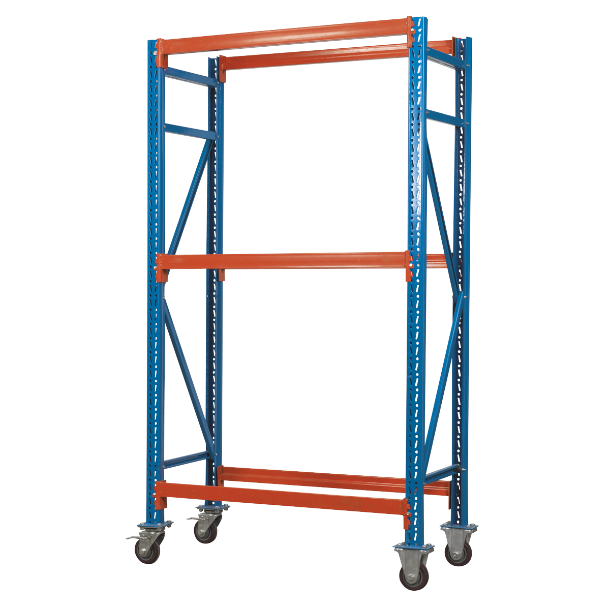 Sealey STR007 Two Level Mobile Tyre Rack 200kg Capacity Per Level